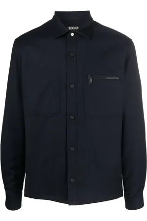 Ermenegildo Zegna Sobrecamisa con cuello italiano