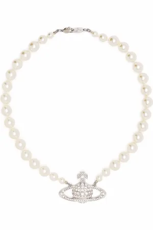 Vivienne Westwood Collar de perlas con motivo Orb