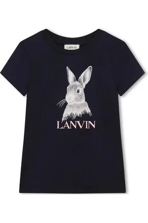Lanvin Playera con logo estampado y cuello redondo