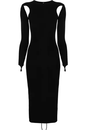 ANDREADAMO Vestido corto con aberturas