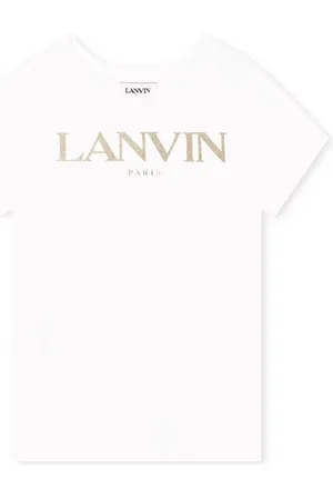 Lanvin Playera con logo estampado y cuello redondo