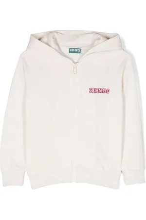 Kenzo Cárdigan con logo estampado y cierre