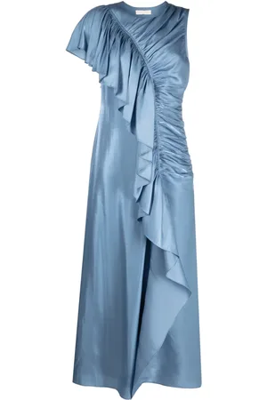ULLA JOHNSON Vestido largo con volantes