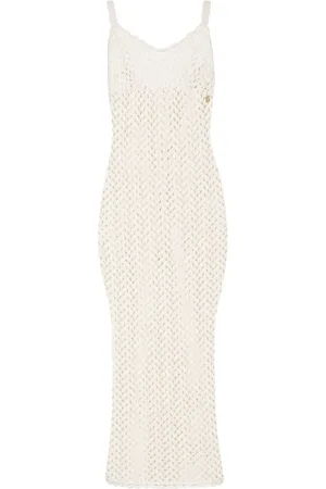 Dolce & Gabbana Vestido midi tejido de crochet