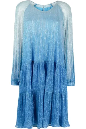 TALBOT RUNHOF Vestido manga larga con efecto degradado