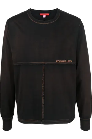 ECKHAUS LATTA Sudadera con paneles y logo estampado