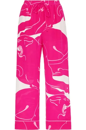 VALENTINO GARAVANI Pantalones capri con estampado abstracto