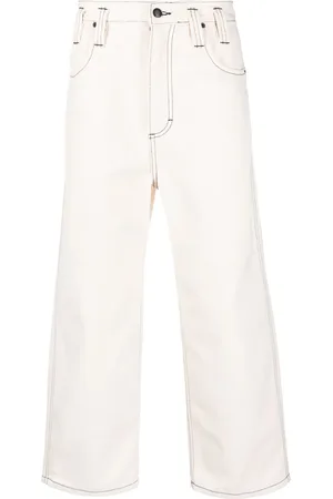 ECKHAUS LATTA Pantalones capri con diseño ancho