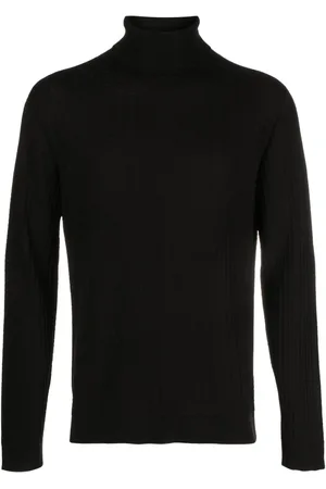 Giorgio Armani Suéter tejido en intarsia con cuello vuelto