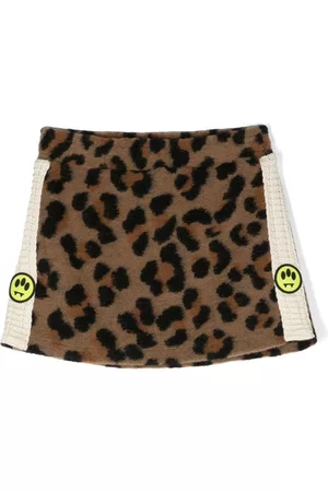 BARROW Falda corta con estampado de guepardo
