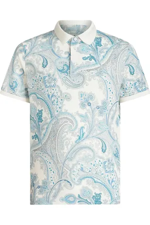 Etro Playera tipo polo con estampado de cachemira