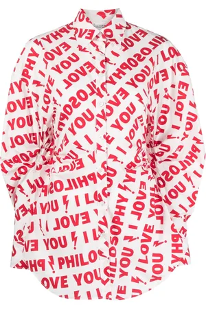 Serafini Camisa con logo estampado