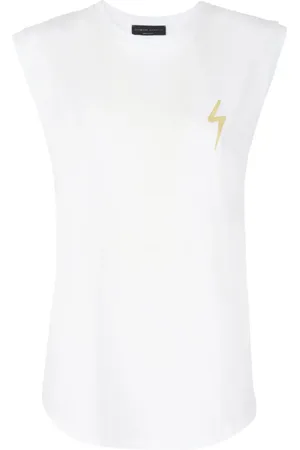 Giuseppe Zanotti Camiseta con logo bordado