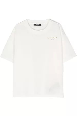 Balmain Playera con logo estampado