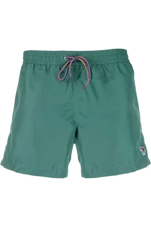 Paul Smith Shorts de playa con cordones en la pretina