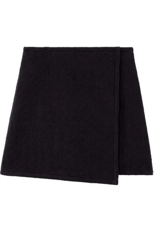 Proenza Schouler Falda corta de tweed con diseño cruzado