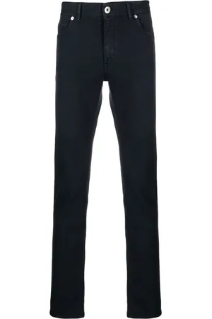 BRIONI Jeans slim con tiro bajo