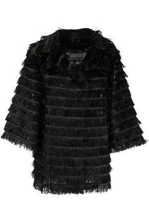 Alberta Ferretti Chamarra con flecos