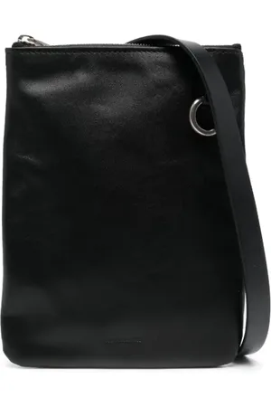 Jil Sander Mochila tipo mensajero con logo