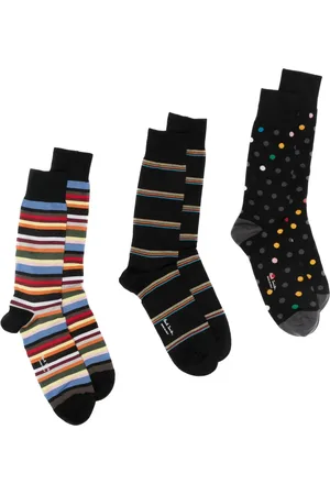 Paul Smith Pack de tres pares de calcetines de tejido fino