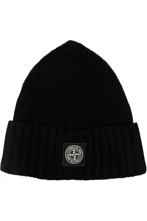 Stone Island Gorro tejido con motivo Compass