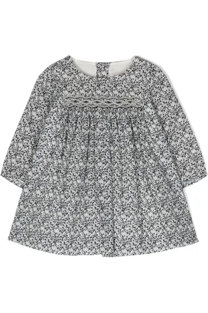 BONPOINT Vestido con cuello redondo y estampado floral