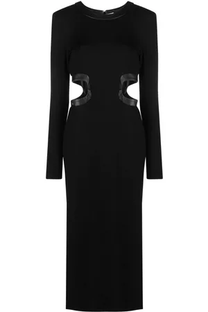 Staud Vestido midi Dolce con aberturas