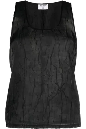 Filippa K Top con efecto arrugado