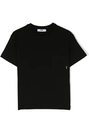 Msgm Playera con bolsillo en el pecho
