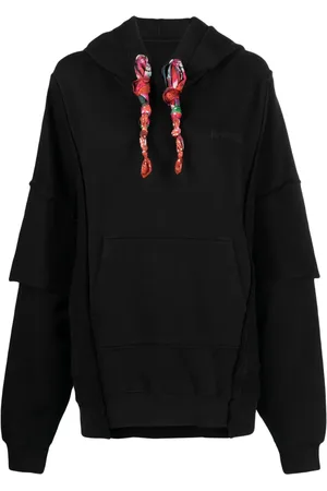 Khrisjoy Hoodie con acabado de toalla