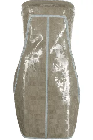 Rick Owens Vestido bordado con lentejuelas