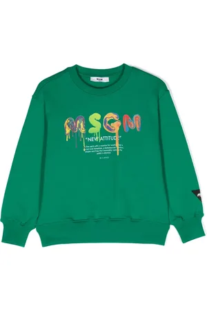 Msgm Sudadera con logo estampado