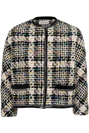 Alexander McQueen Chamarra de tweed