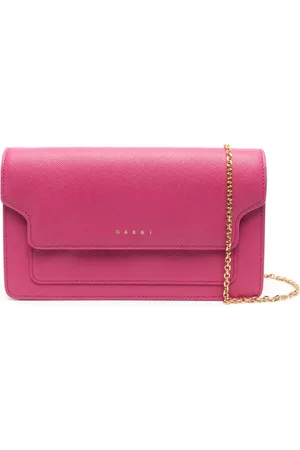 Marni Bolsa crossbody con logo estampado