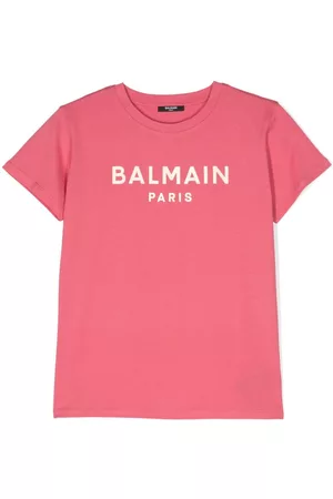 Balmain Playera con logo estampado