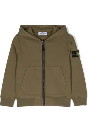 Stone Island Cárdigan con parche Compass