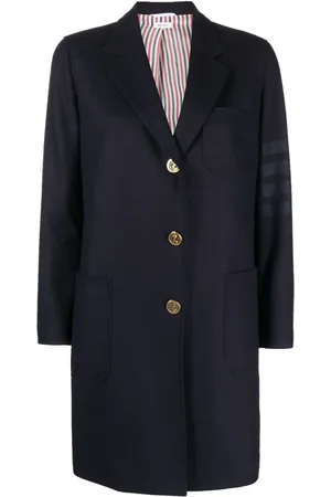 Thom Browne Abrigo Engineered con botones