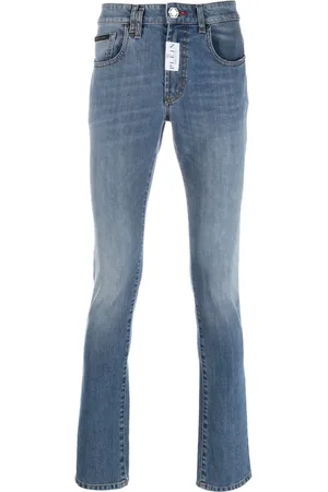 Philipp Plein Skinny jeans con parche del logo