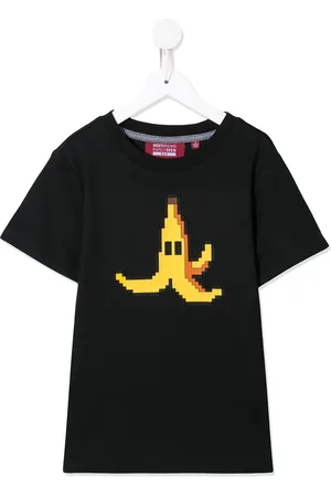 MOSTLY HEARD RARELY SEEN Playera con piel de plátano en 8 bits