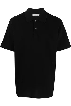 Lanvin Playera tipo polo con logo bordado