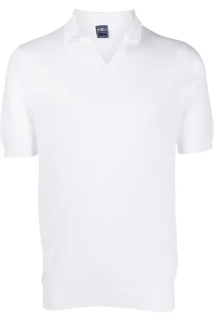 FEDELI Playera tipo polo manga corta