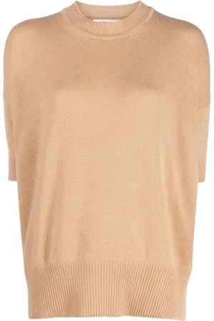 Jil Sander Top tejido de cachemira