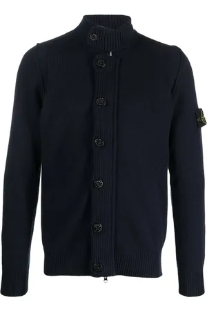 Stone Island Cárdigan tejido con motivo de brújula