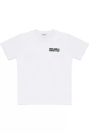 MARCELO BURLON Playera con motivo de cruz