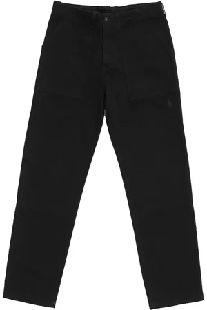 MARCELO BURLON Pantalones rectos con diseño patchwork