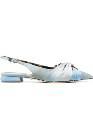 Roberto Cavalli Flats con estampado gráfico