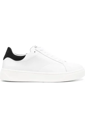 Lanvin Tenis con agujetas y parche del logo