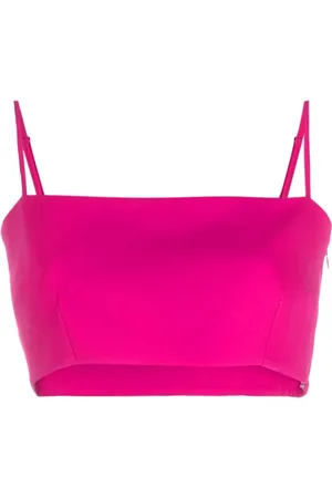 P.A.R.O.S.H. Top corto con cuello cuadrado