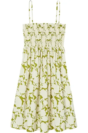 Tory Burch Vestido acampanado con motivo floral