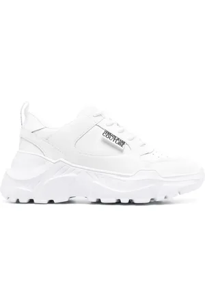 VERSACE Tenis bajos con parche del logo